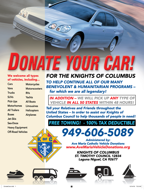 Donate a Car in California – “The Golden State”