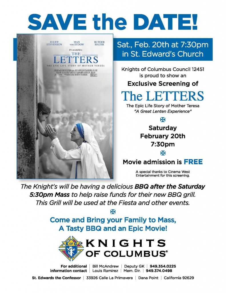 KofC The Letters Feb 20 2016